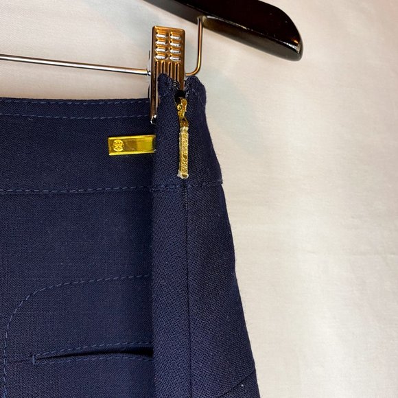 NWT Tory Burch Navy Pencil with Topstitch Detail - Picture 8 of 11